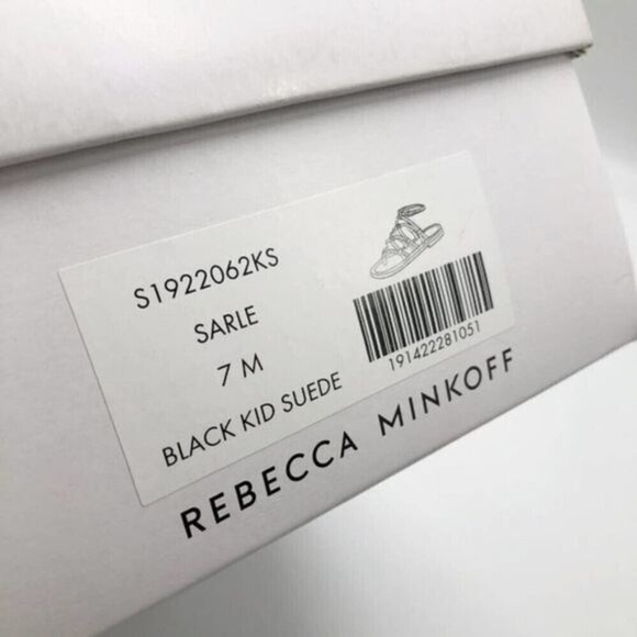 REBECCA MINKOFF Sarle Strappy Black Sandal  - Picture 9 of 10